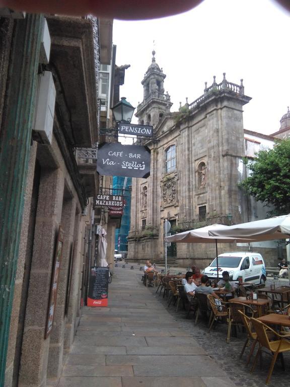 Pension Via-Stella Hotell Santiago de Compostela Eksteriør bilde