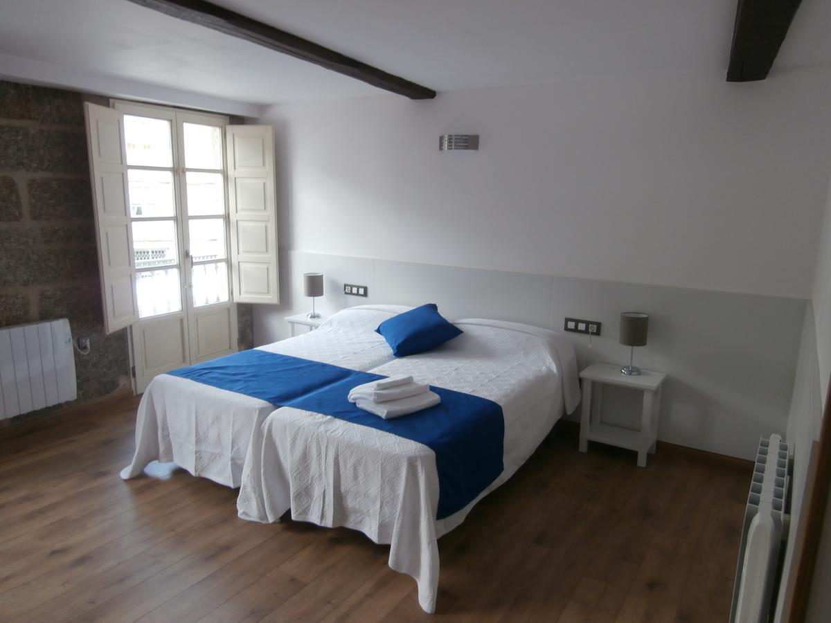 Pension Via-Stella Hotell Santiago de Compostela Rom bilde